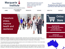 Tablet Screenshot of macquarieinstitute.com